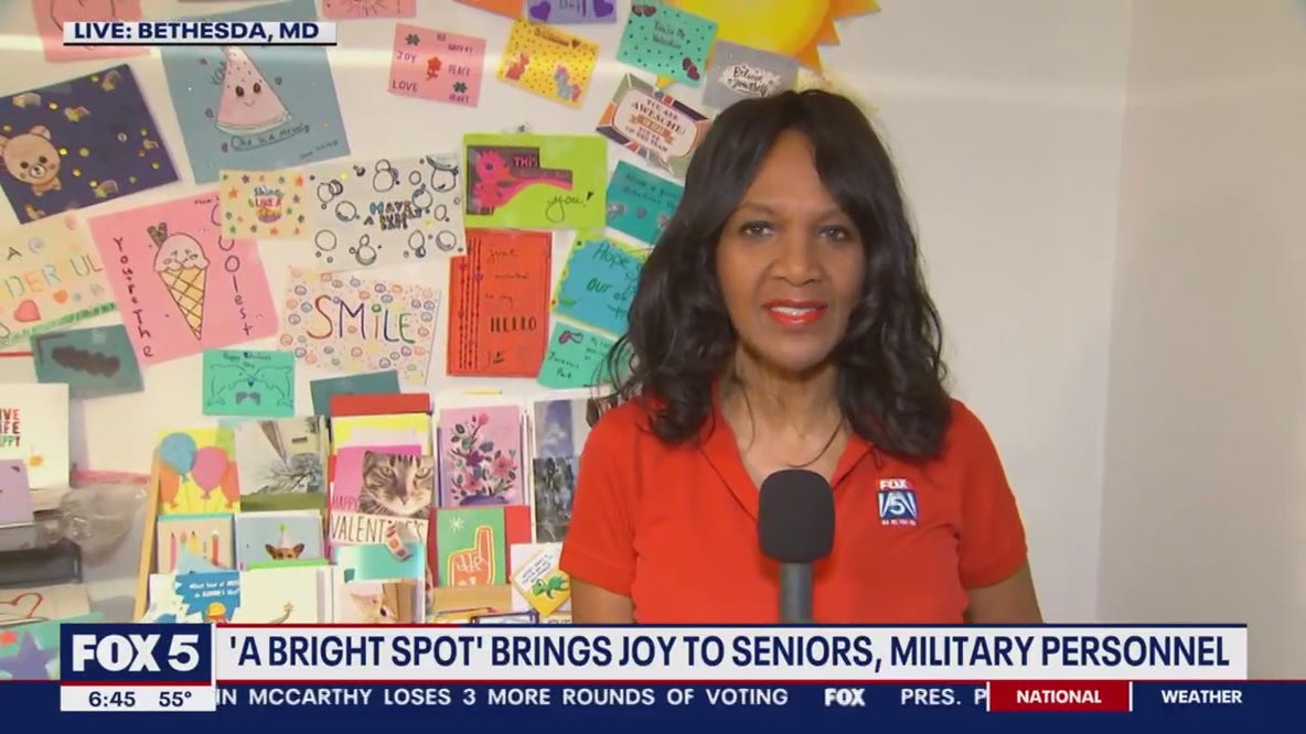 Local organization uses cards to spread joy to seniors, military personnel